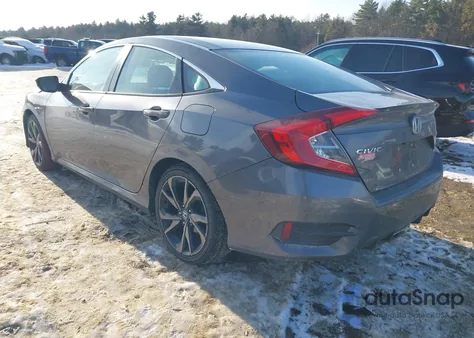 2019 Honda Civic Sport z USA, uszkodzony, nr VIN 2HGFC2F80KH547196